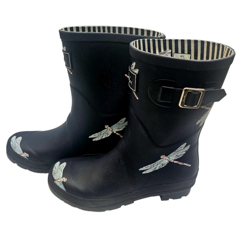 Joules Dragonfly Molly Wellies Never Worn Sz 7